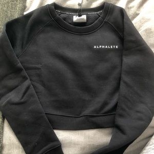 Alphalete cropped sweatshirt